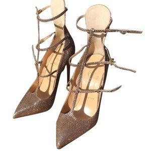 ❌SOLD❌Christian Louboutin Toerless Muse GOLD